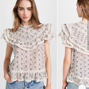 ***ISO Sea New York Yvonne Flutter Top S/M****